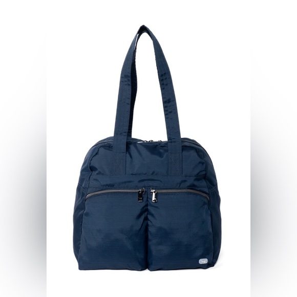 lug Handbags - NWT LUG Boxer Packable Duffel Bag BRUSHED NAVY Travel Carryon